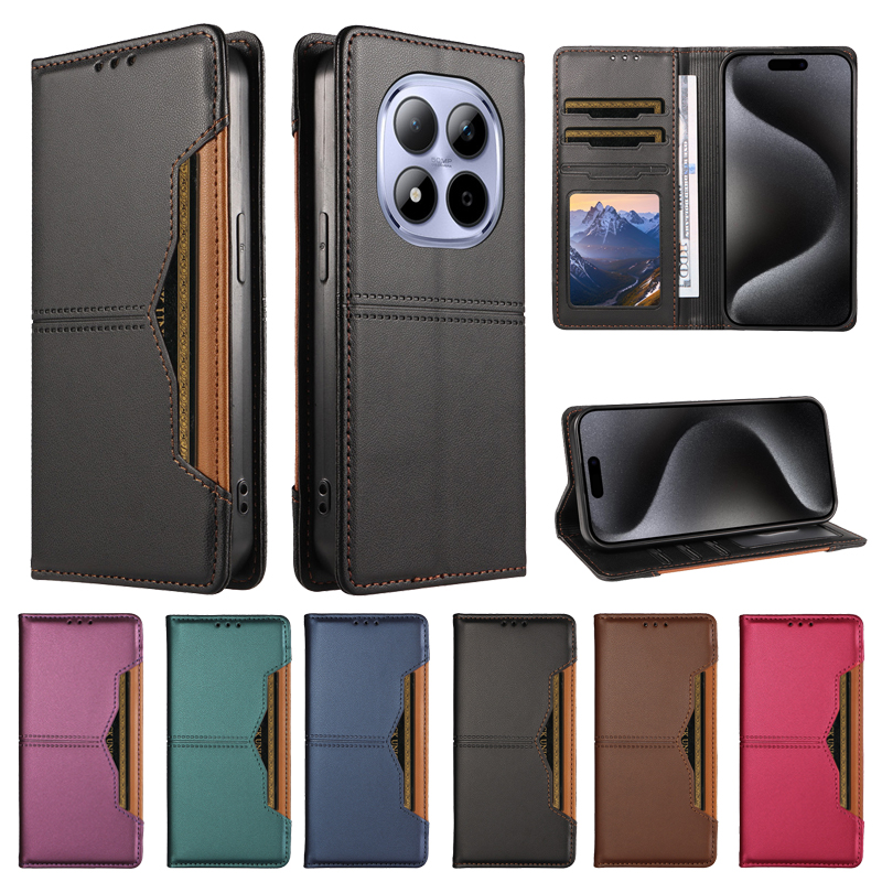 Luxury Bags Kl - Étui portefeuille magnétique pour Xiaomi Redmi